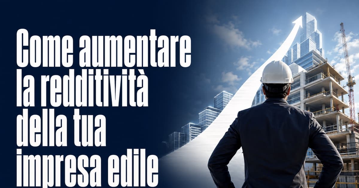 Aumentare la redditività impresa edile