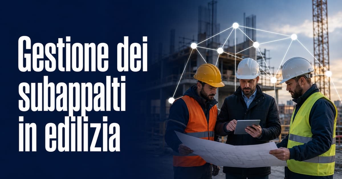 Gestione subappalti in edilizia