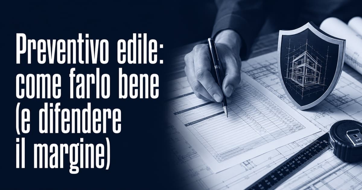 Preventivo edile: come farlo bene