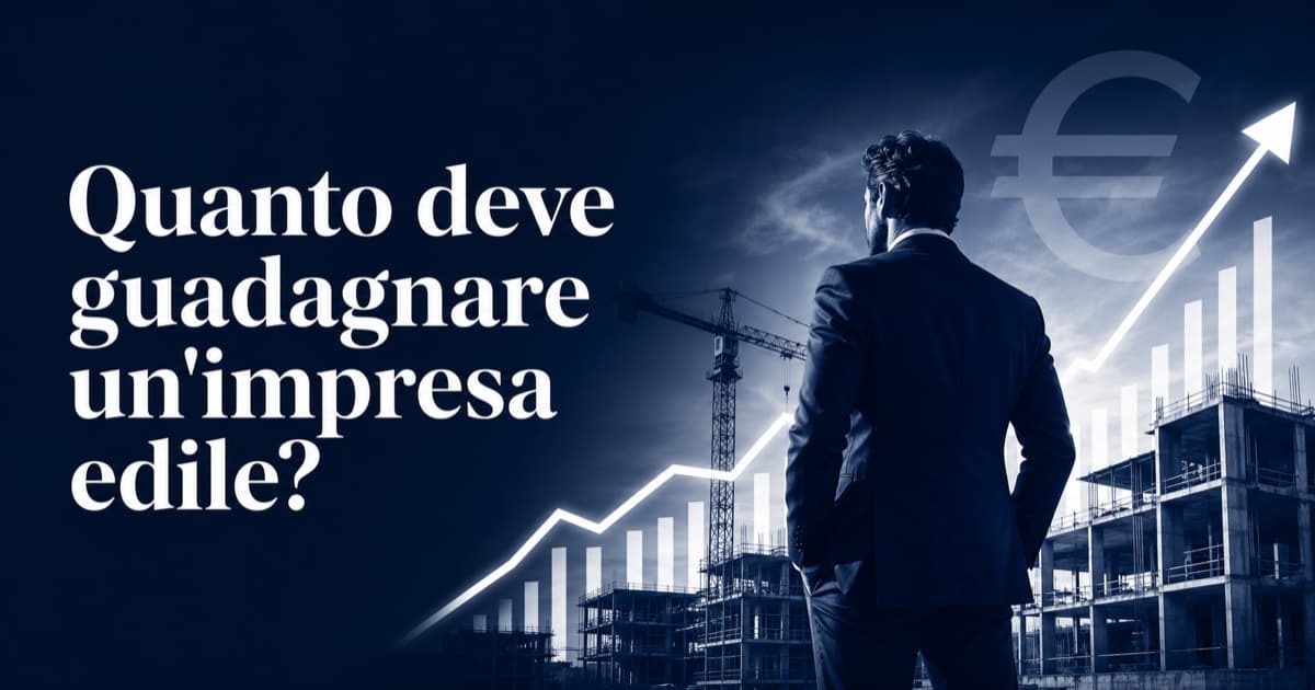 Quanto deve guadagnare un'impresa edile