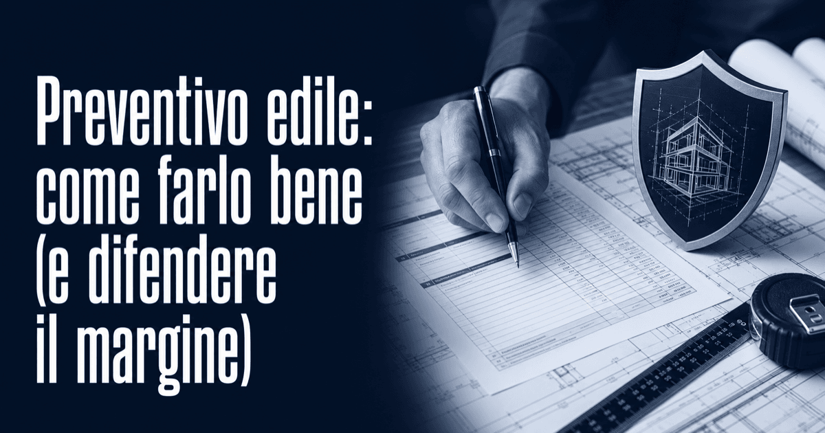 Preventivo edile: come farlo bene